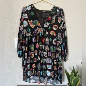 Desigual dress empire waist XL